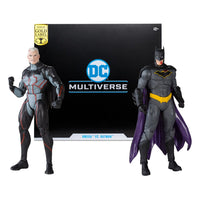 DC Comics - DC Collector Action Figures Pack of 2 - Omega (Unmasked) & Batman (Bloody)(Gold Label)