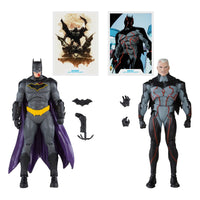 DC Comics - DC Collector Action Figures Pack of 2 - Omega (Unmasked) & Batman (Bloody)(Gold Label)