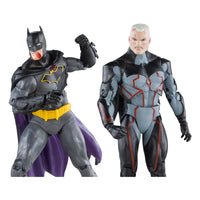 DC Comics - DC Collector Action Figures Pack of 2 - Omega (Unmasked) & Batman (Bloody)(Gold Label)