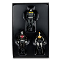 DC Comics - DC Direct Super Powers Action Figures Batman, Superman & Wonder Woman Black & White Accent Edition Gold Label