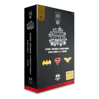 DC Comics - DC Direct Super Powers Action Figures Batman, Superman & Wonder Woman Black & White Accent Edition Gold Label