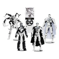 DC Comics - DC Direct Page Punchers Action Figures & Comic Book Pack of 4 Superman Series (Sketch Edition) (Gold Label)