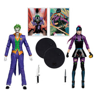 DC Multiverse Action Figures Pack of 2 The Joker & Punchline 18 cm