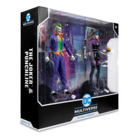 DC Multiverse Action Figures Pack of 2 The Joker & Punchline 18 cm