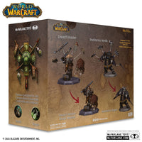 World of Warcraft PVC Statue 2-Pack 1/12 Dwarf Hunter: Beast Master & Pandaren: Monk (Gold Label) 15 cm