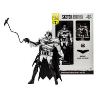 DC Comics - DC Multiverse Action Figure - Sketch Edition Batman (Batman: White Knight) (Gold Label)