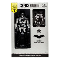 DC Comics - DC Multiverse Action Figure - Sketch Edition Batman (Batman: White Knight) (Gold Label)