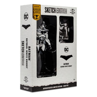 DC Comics - DC Multiverse Action Figure - Sketch Edition Batman (Batman: White Knight) (Gold Label)