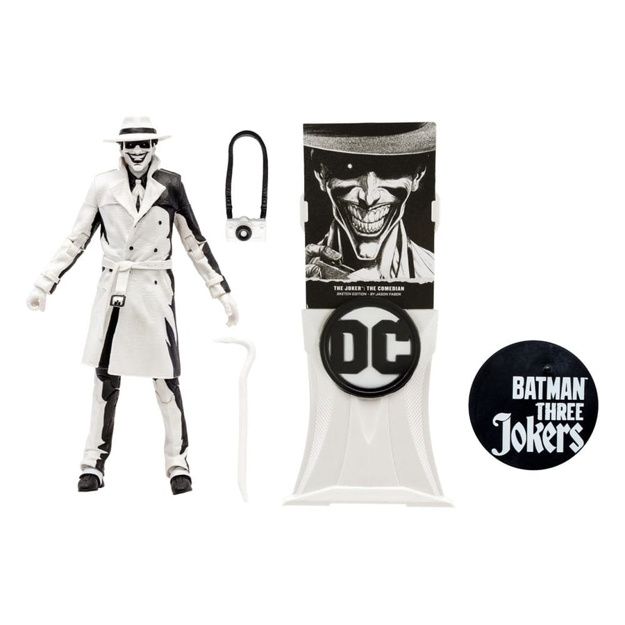 DC Comics - Batman: Three Jokers DC Multiverse Action Figure - The Joker: The Comedian Sketch Edition (Gold Label)