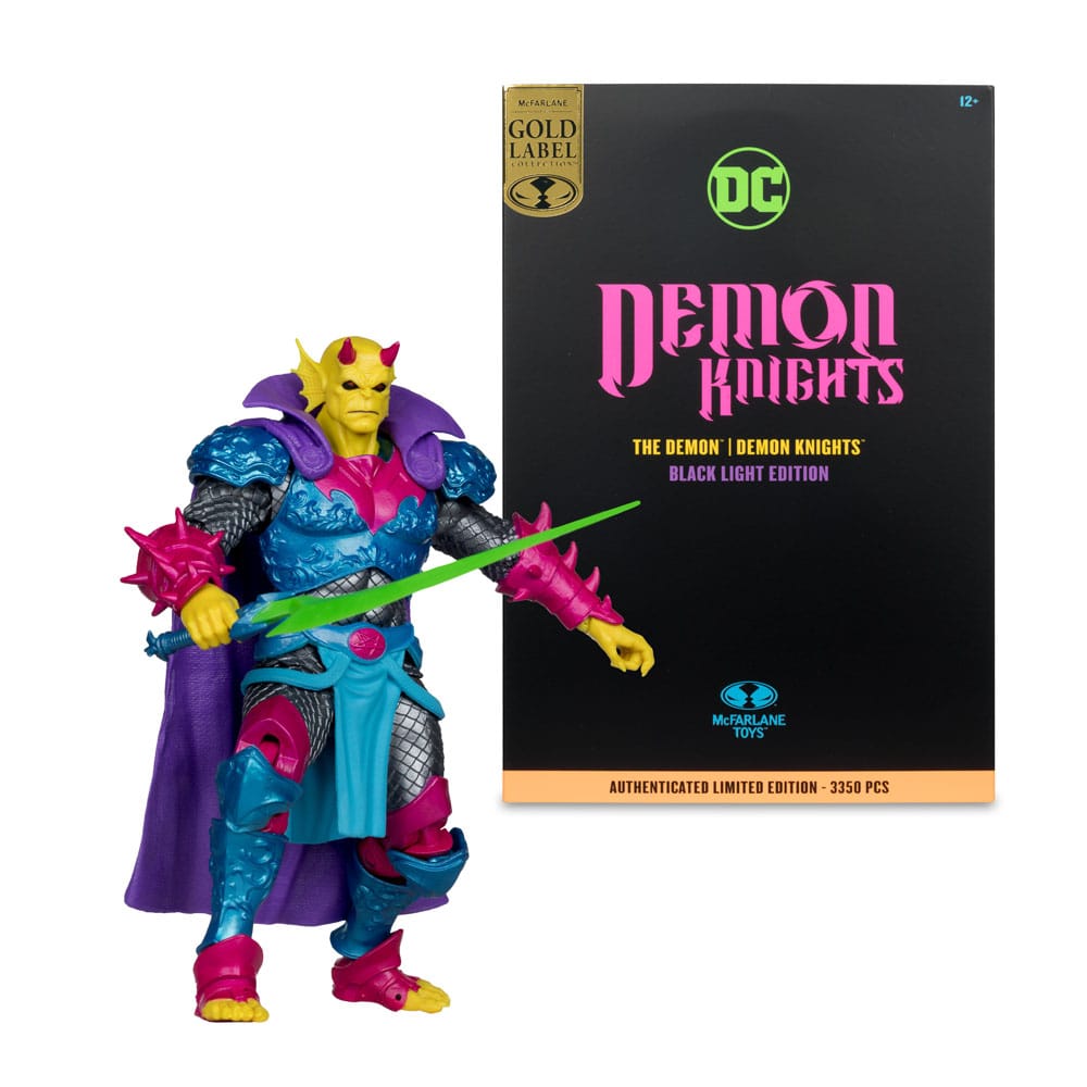DC Multiverse Action Figure The Demon (Demon Knights) Black Light Edition (Gold Label) 18 cm