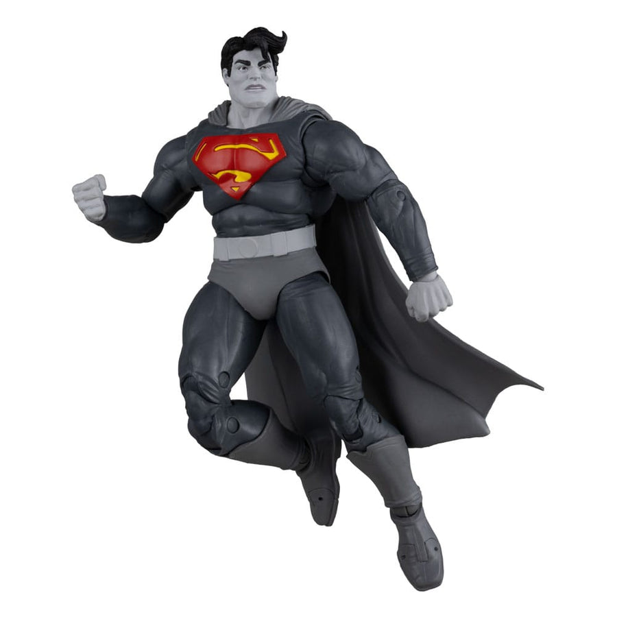 DC Multiverse Action Figure Superman (The Dark Knight Returns) (Black & White Accent Edition) (Gold Label) 18 cm