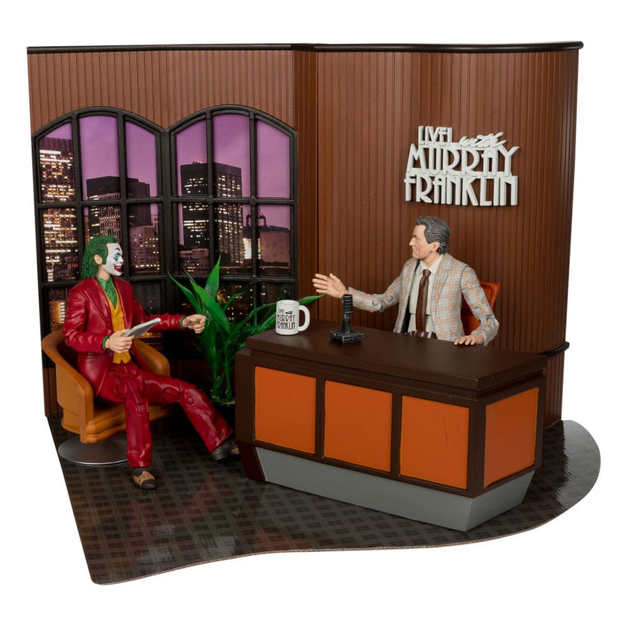 DC Comics - Joker DC Multiverse (Joker Movie) Deluxe Colllector Action Figure - The Joker (Live with Murray Franklin) Limited Edition