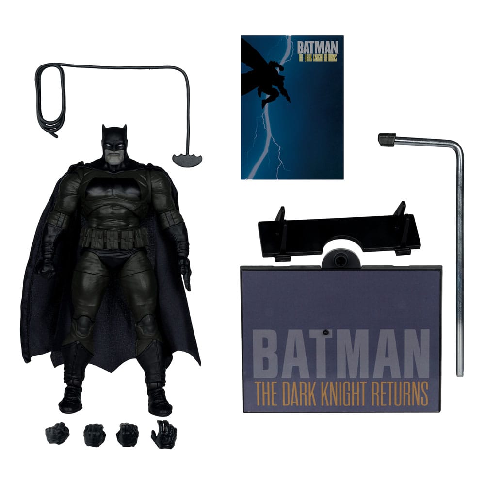 DC Comics - DC Multiverse McFarlane Cover Recreations Action Figure - Batman (Batman: The Dark Knight Returns #1) (Gold Label)