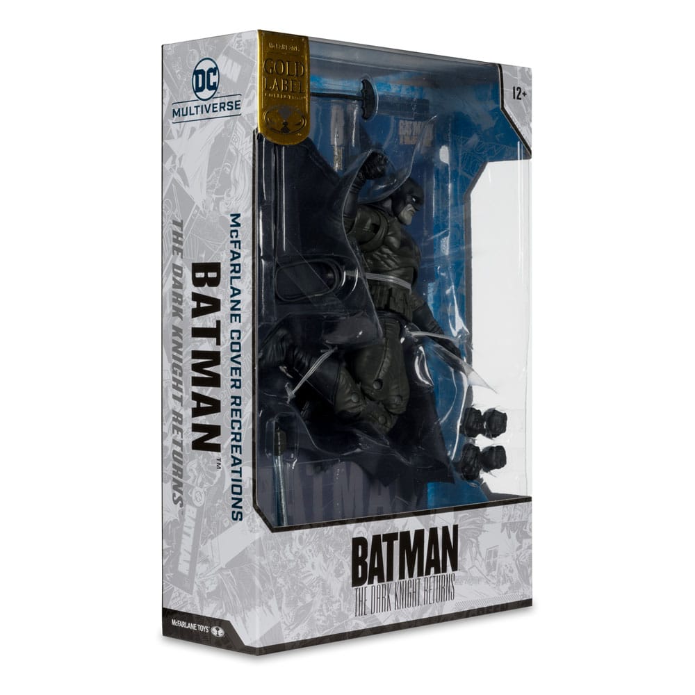 DC Comics - DC Multiverse McFarlane Cover Recreations Action Figure - Batman (Batman: The Dark Knight Returns #1) (Gold Label)