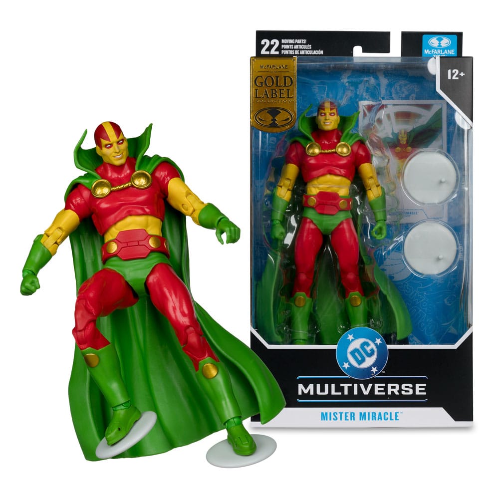 DC Multiverse Action Figure Mister Miracle (New Gods) (Gold Label) 18 cm
