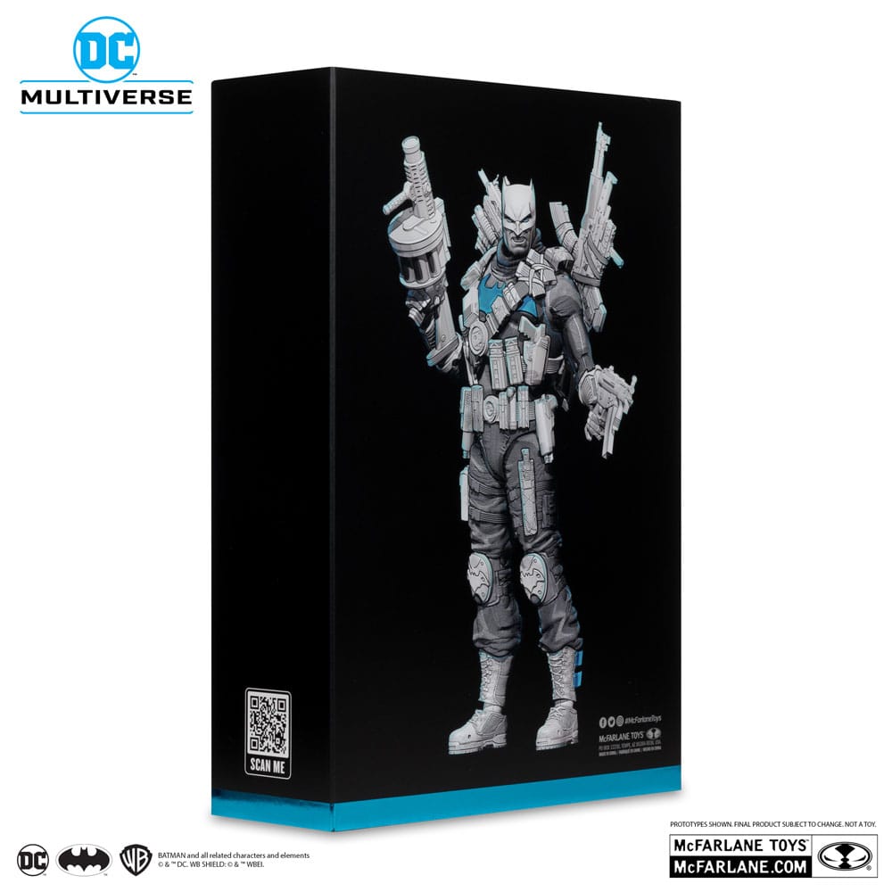 DC Multiverse Action Figure The Grim Knight (Dark Nights Metal) (Black & White Accent Edition) (Gold Label) 18 cm