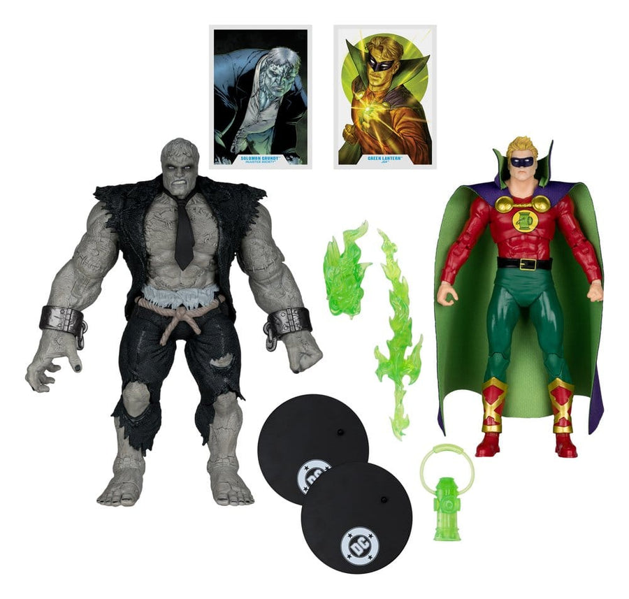 DC Multiverse Action Figures 2-Pack Solomon Grundy vs Green Lantern 18 cm