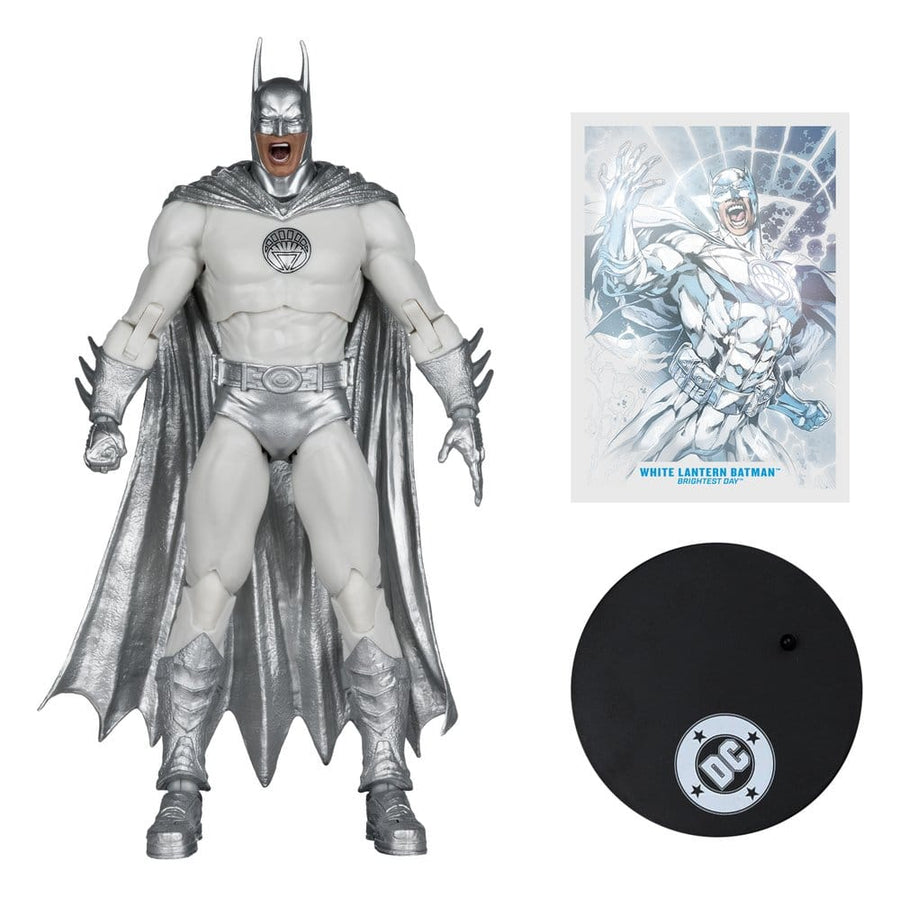 DC Multiverse Action Figure White Lantern Batman (Brightest Day) (Red Platinum Edition) 18 cm