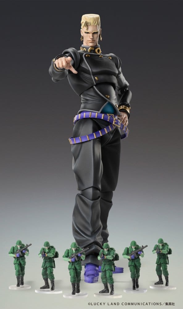 JoJo's Bizarre Adventure: Diamond Is Unbreakable Action Figure Chozokado Keicho Nijimura & Bad Company 17 cm