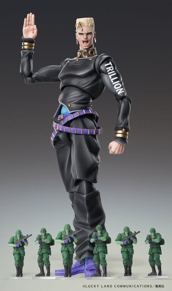 JoJo's Bizarre Adventure: Diamond Is Unbreakable Action Figure Chozokado Keicho Nijimura & Bad Company 17 cm