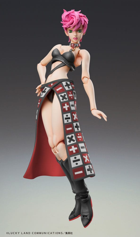 JoJo's Bizarre Adventure Part 5 Super Action Action Figure Chozokado Trish Una Black Ver. 15 cm