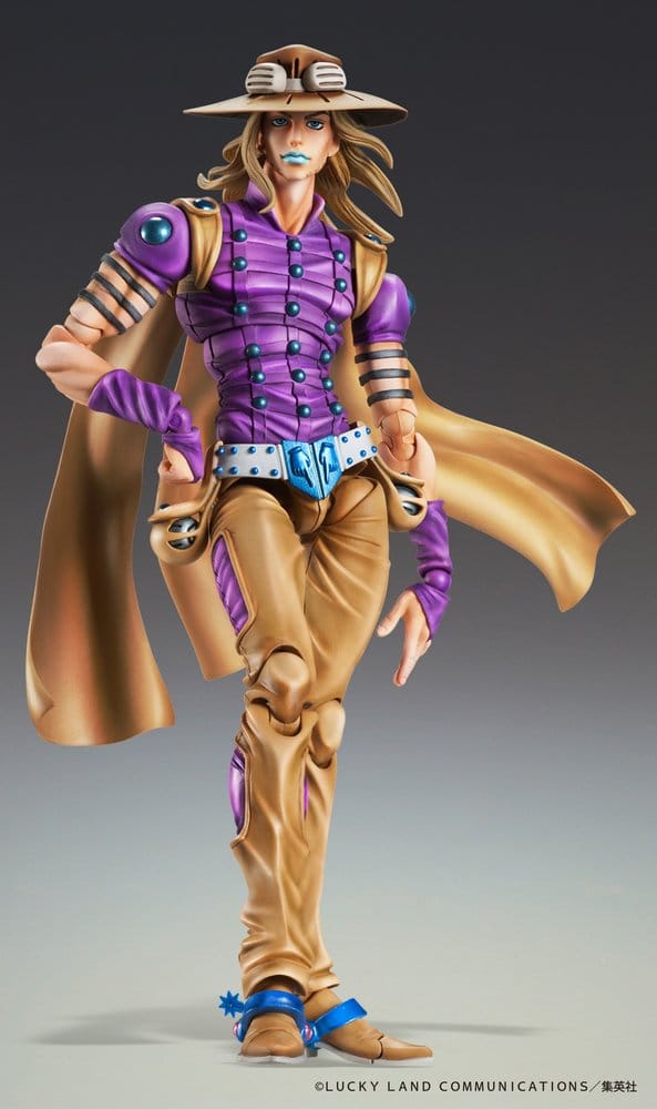 JoJo's Bizarre Adventure Part 7: Steel Ball Run Super Action Action Figure Chozokado Gyro Zeppeli Ver.1.5 16 cm