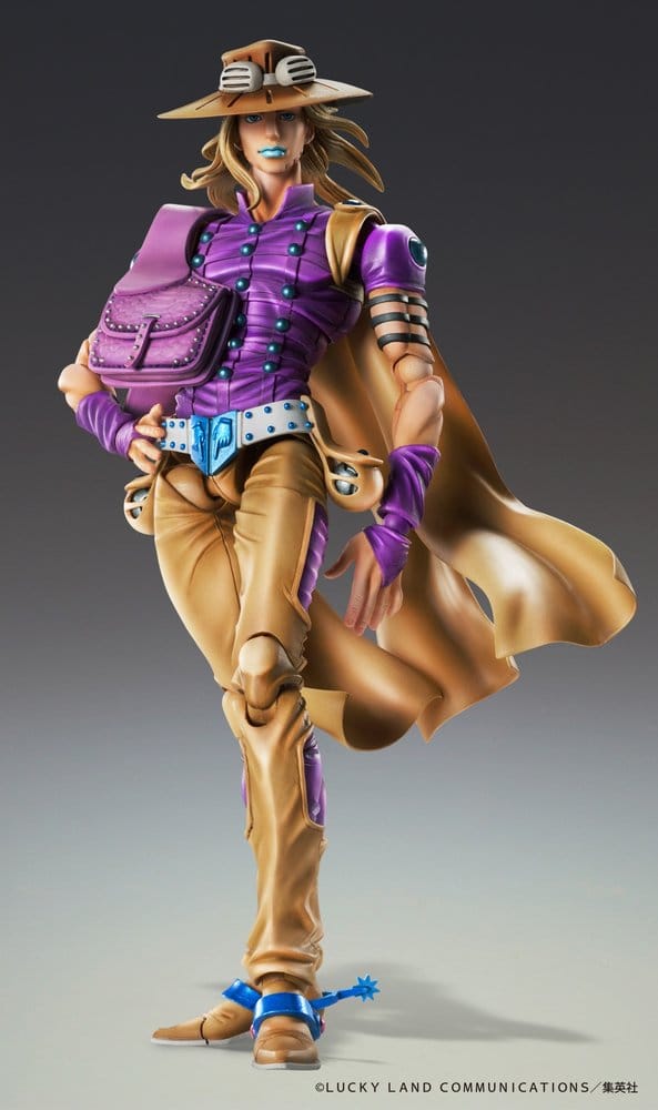 JoJo's Bizarre Adventure Part 7: Steel Ball Run Super Action Action Figure Chozokado Gyro Zeppeli Ver.1.5 16 cm