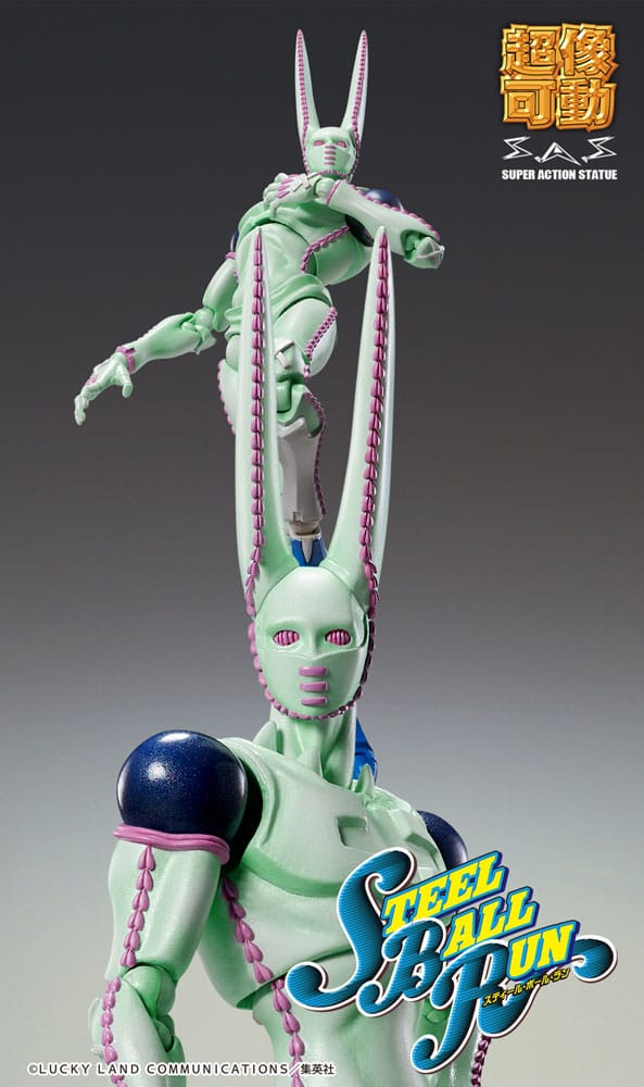 JoJo's Bizarre Adventure Part7 Steel Ball Run Super Action Action Figure Chozokado D4C Second 20 cm