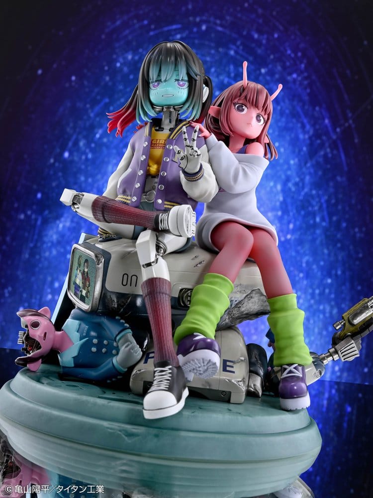 Milky Subway The Galactic Limited Express PVC Figures 2-Pack Chiharu & Makina 18 cm