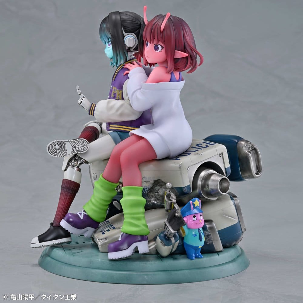Milky Subway The Galactic Limited Express PVC Figures 2-Pack Chiharu & Makina 18 cm