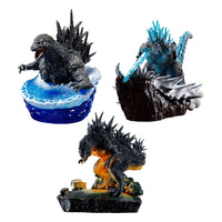 Godzilla - Godzilla Petitrama EX Series Trading Figure 3-Set - From Zero To Minus One Set