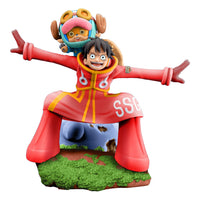 4 Characters (One Piece) Petitrama Mini Statue, Logbox Re Birth Egghead Set