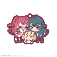 Idolmaster Rubber Mascot Buddycolle Rubber Charms Gakuen 7 cm Assortment (6)