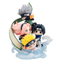 Naruto Shippuden FigUnity PVC Mini Statue Gather here, Team 7 13 cm