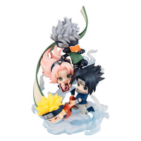 Naruto Shippuden FigUnity PVC Mini Statue Gather here, Team 7 13 cm