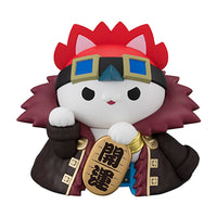 One Piece Mega Cat Project Trading Figure NyanPieceNyan! Beckoning cat Lucky Cat Pirates 7 cm Display (6)