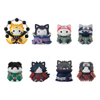 Naruto Shippuden Mega Cat Project Trading Figure 3 cm Nyaruto! Last Battle Ver. Assortment (8)