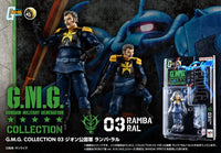 Mobile Suit Gundam G.M.G. Collection 03 Action Figure Principality of Zeon Ramba Ral 10 cm