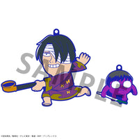 Gintama x Okawabukubu Rubber Mascot Buddycolle Rubber Charms Gintama Oshanti 7 cm Assortment (8)