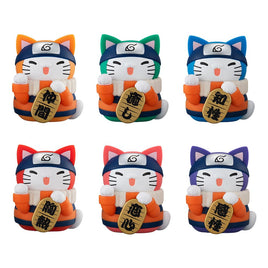 Naruto Shippuden Mega Cat Project Nyaruto! Trading Figures Fortune Cats Coloful 7 cm Assortment (6)