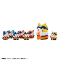 Naruto Shippuden Mega Cat Project Nyaruto! Trading Figures Fortune Cats Coloful 7 cm Assortment (6)