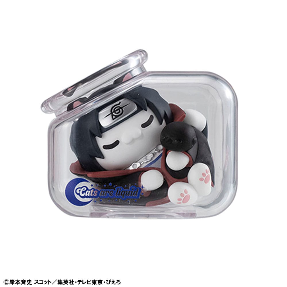 Naruto Shippuden Mega Cat Project Nyaruto! Trading Figures Good Night Nyaruto! 3 cm Assortment (8)
