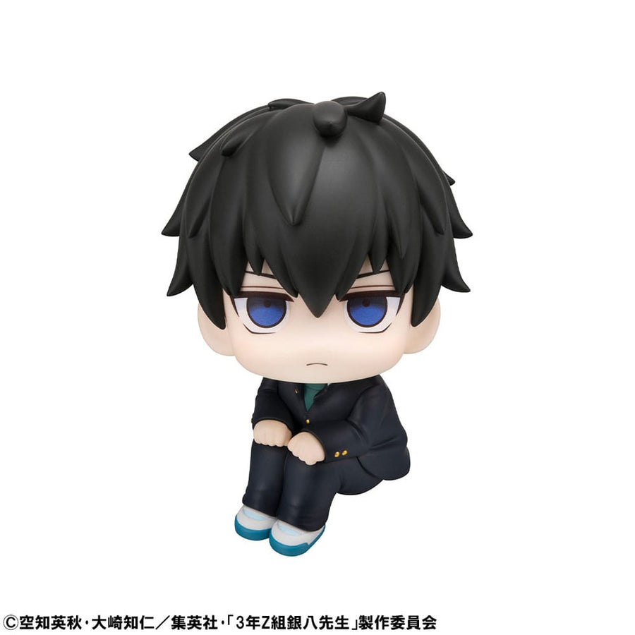 3-Z Ginpachi Sensei Look Up PVC Statue Toshiro Hijikata  11 cm