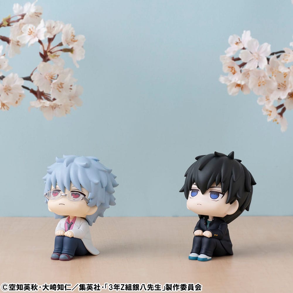 3-Z Ginpachi Sensei Look Up PVC Statue Ginpachi Sakata & Toshiro Hijikata Set (with gift) 11 cm