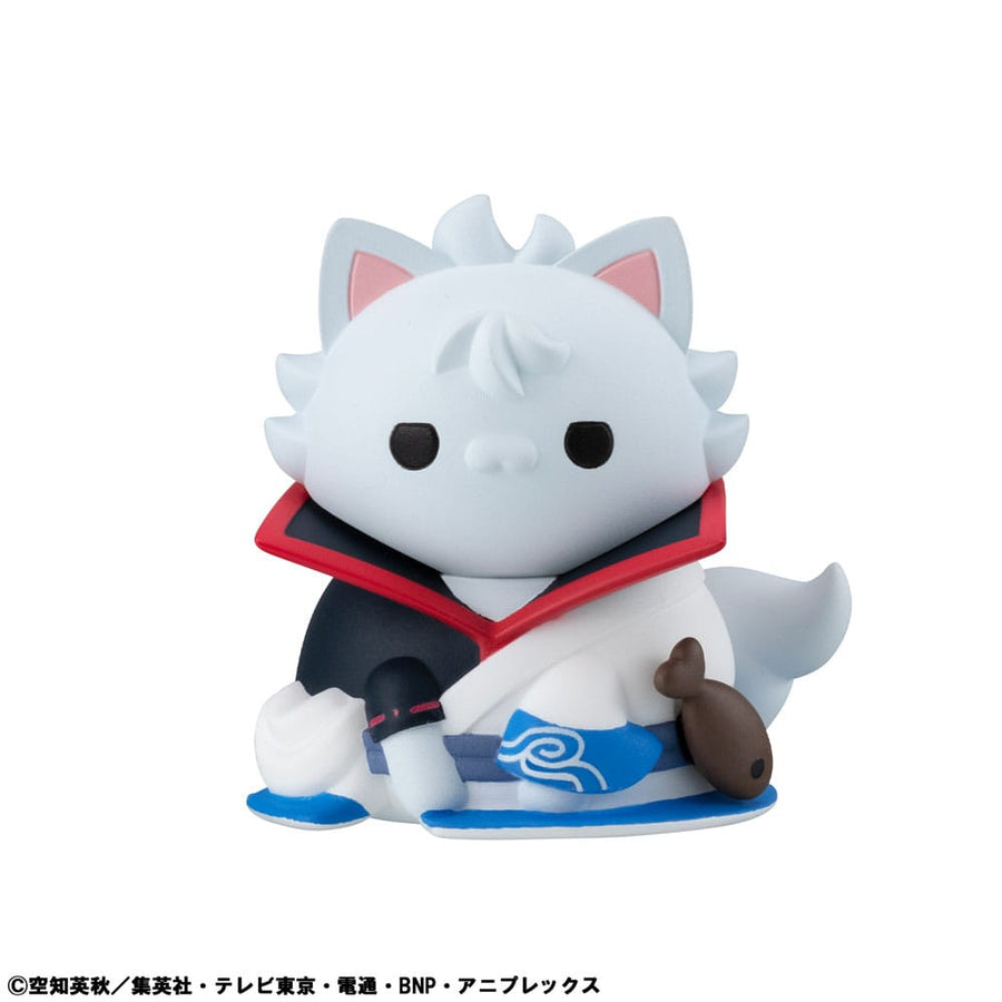 Gintama Mega Cat Project Nyantama Go Meow-Meow Edition! Trading Figures 3 cm Assortment (8)