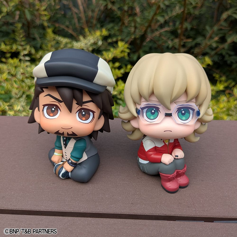 Tiger & Bunny Look Up PVC Statues Kaburagi T Kotetsu & Barnaby Brooks Jr. Set (with gift) 11 cm