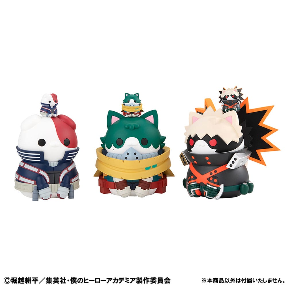 My Hero Academia Mega Cat Project Nyanto! The Big Heroaca Cats Series Series Trading Figure Katsuki Bakugo 12 cm