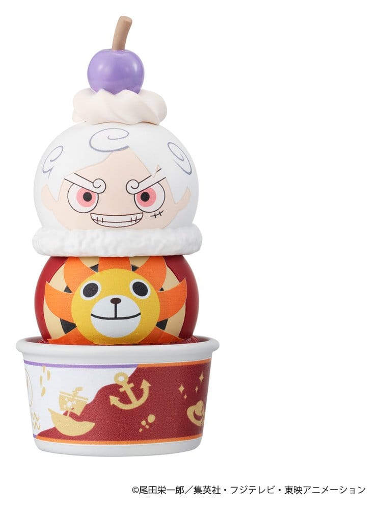 One Piece Tsumichen Stack up & Change Trading Figure 6-Pack 8 cm (with gift)