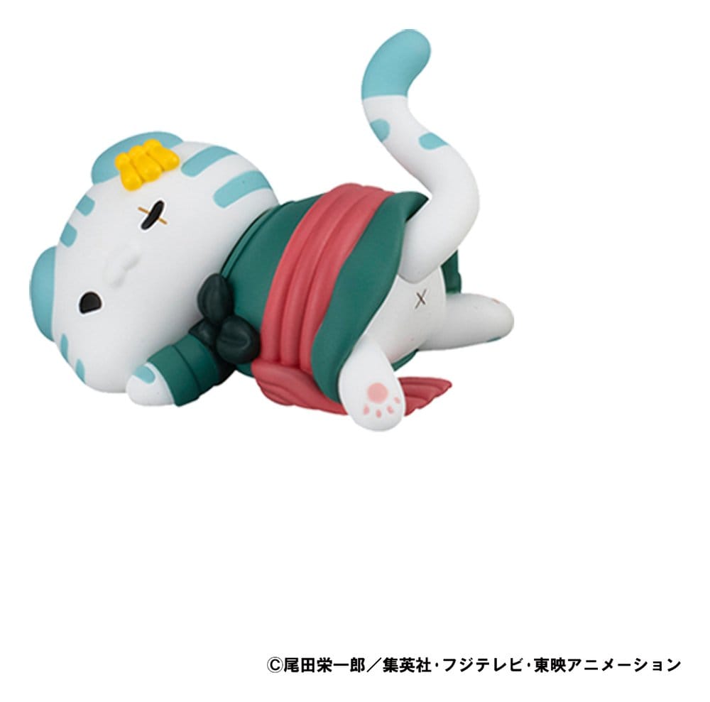 One Piece Mega Cat Project Trading Figure Egghead NyanPieceNyan! Stickie! 3 cm Assortment (8)