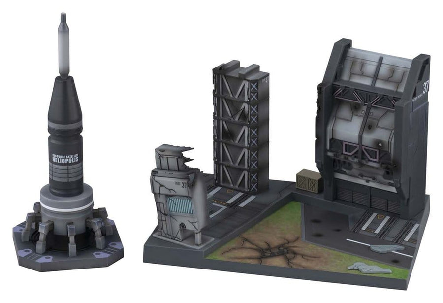 Mobile Suit Gundam SEED Realistic Model Series Diorama G Structure GS06M Heliopolis Battle Stage Material Color Edition 18 cm